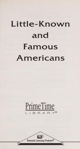 Little Known Famous American