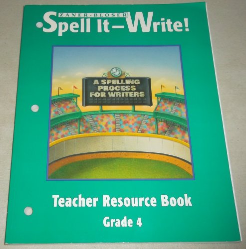 Spell It- Write! Grade 4 - Teacher Resource Book