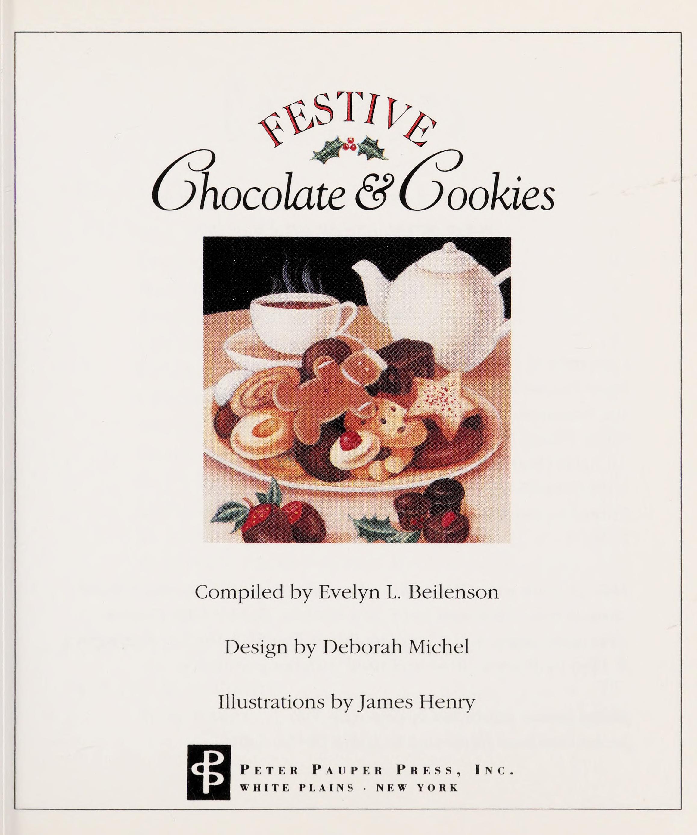 Festive Chocolate & Cookies