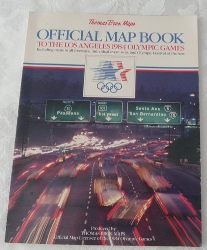 Official Map Book to the Los Angeles 1984 Olympic Games