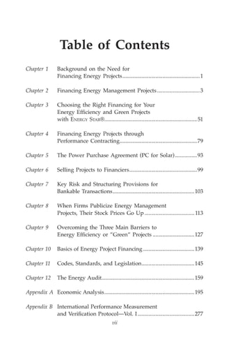 Handbook of Financing Energy Projects