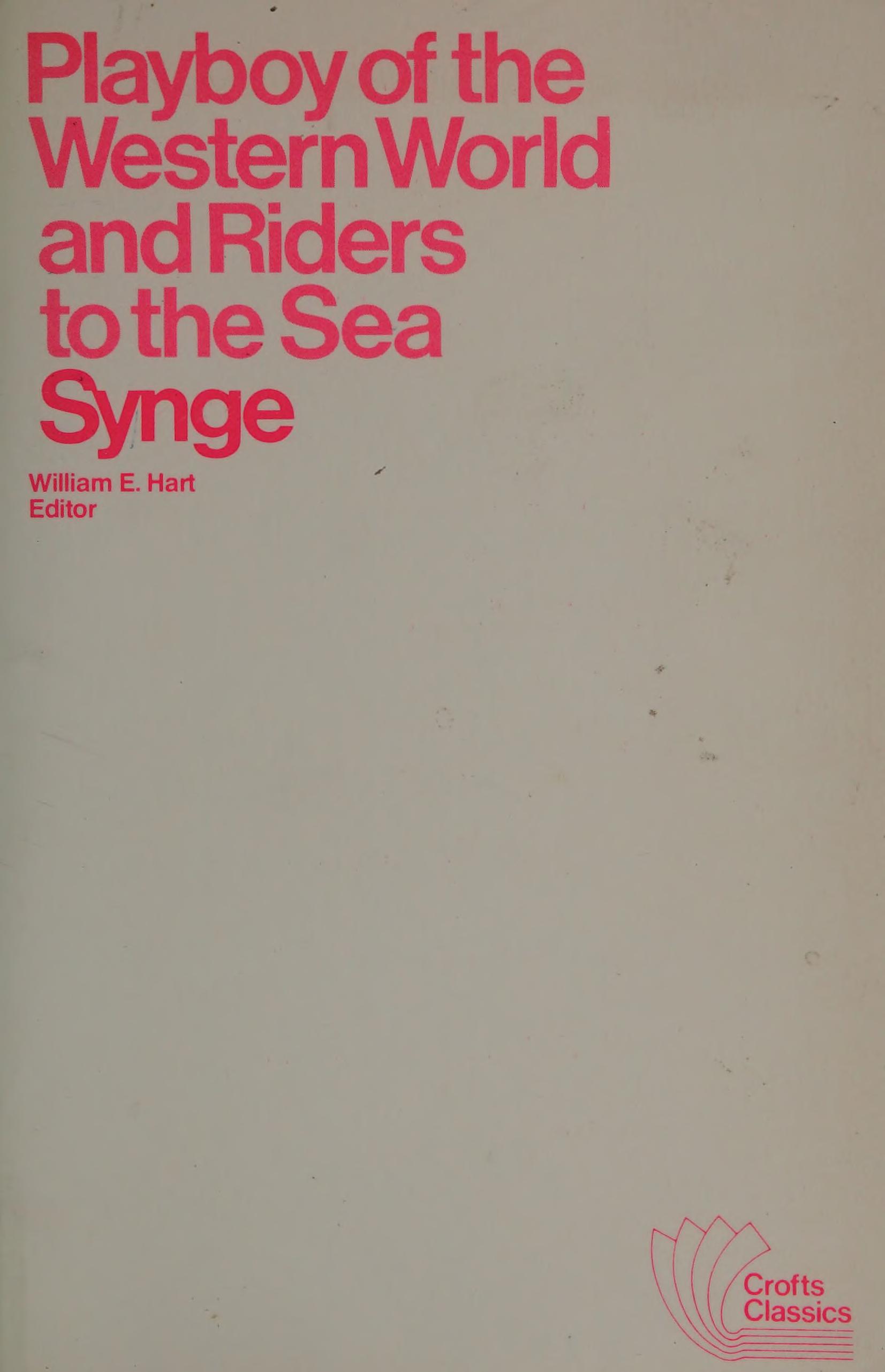 The Playboy of the Western World and Riders to the Sea