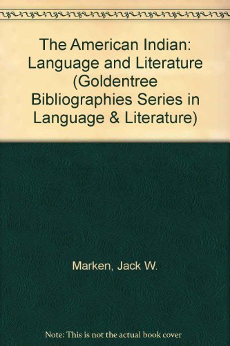 The American Indian Language And Literature