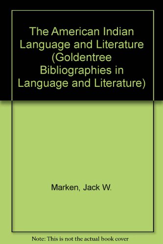 The American Indian Language And Literature