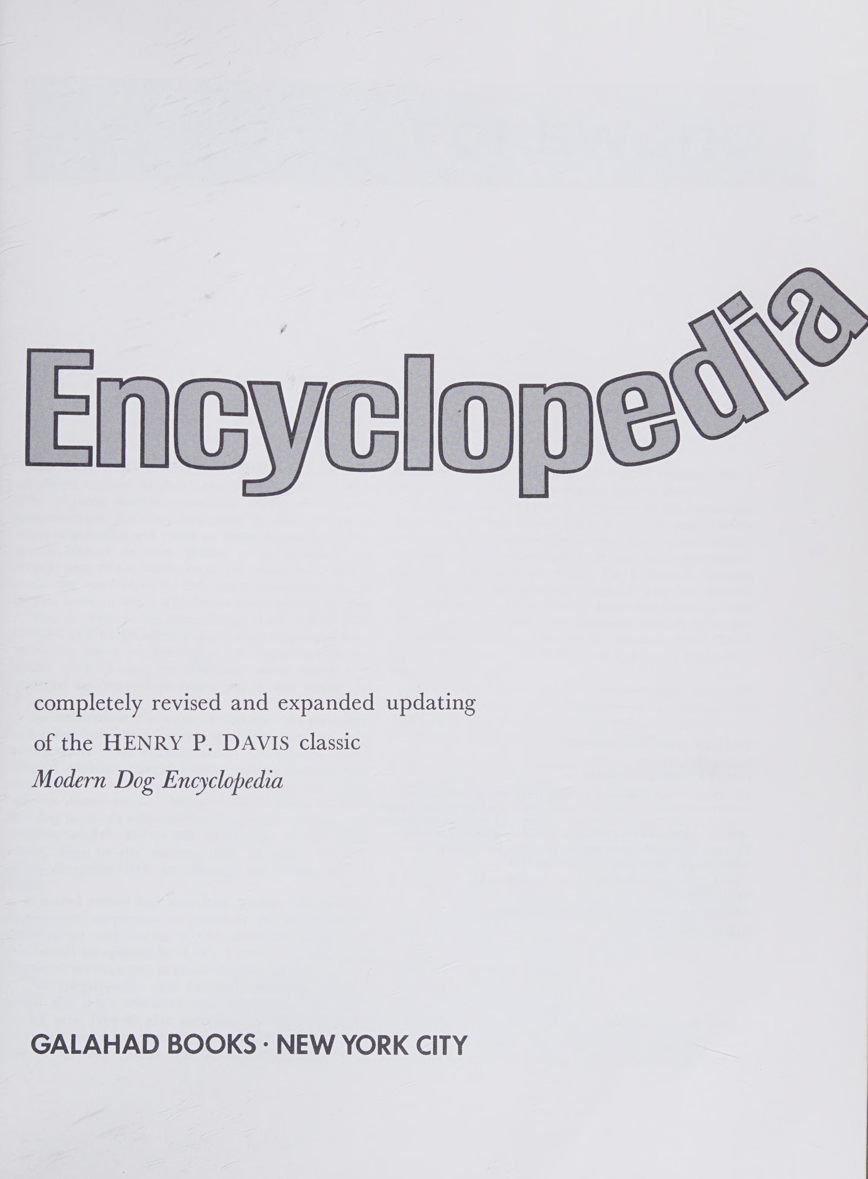 The New Dog Encyclopedia
