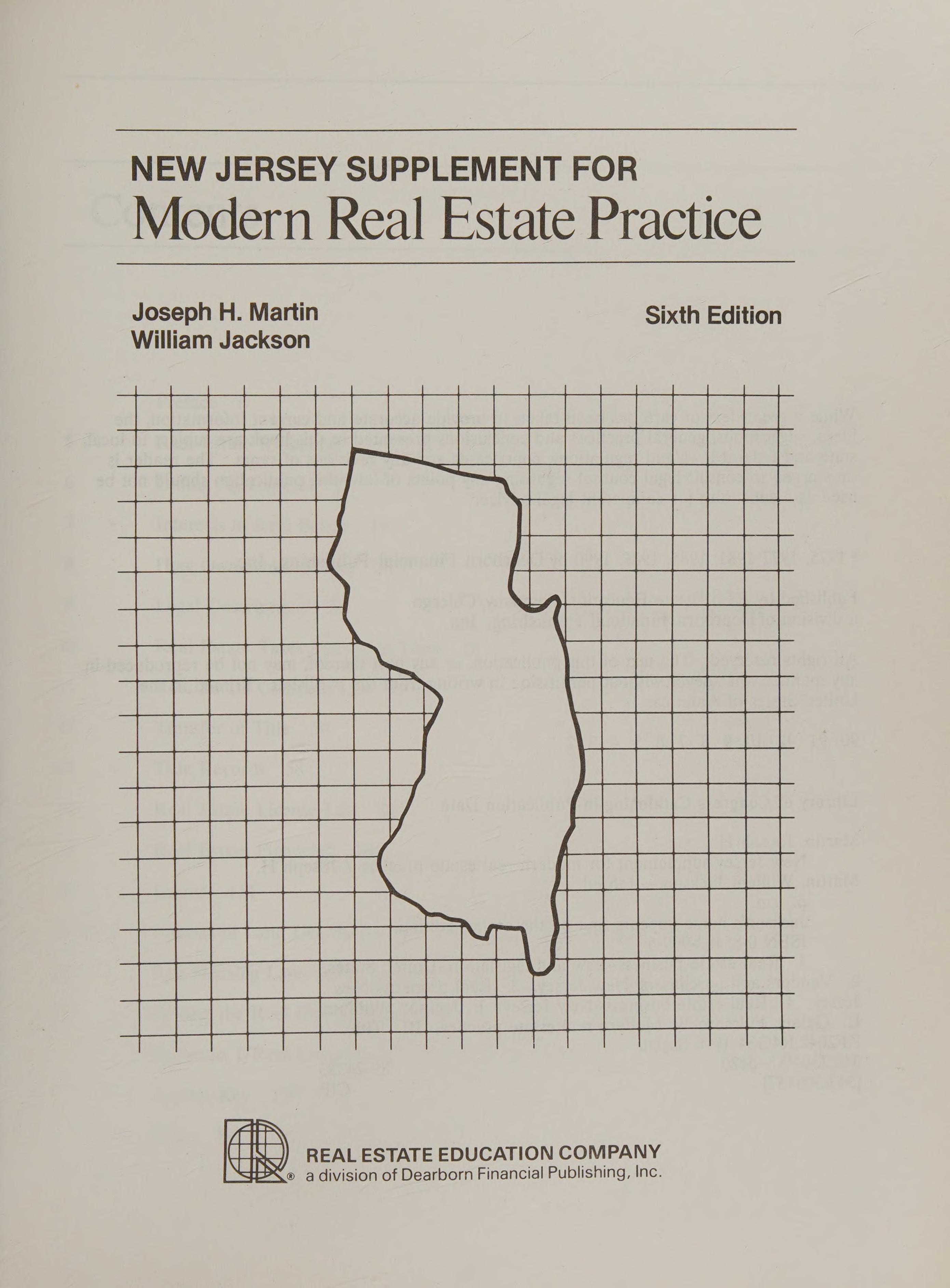 New Jersey Supplement for Modern Real Estate Practice