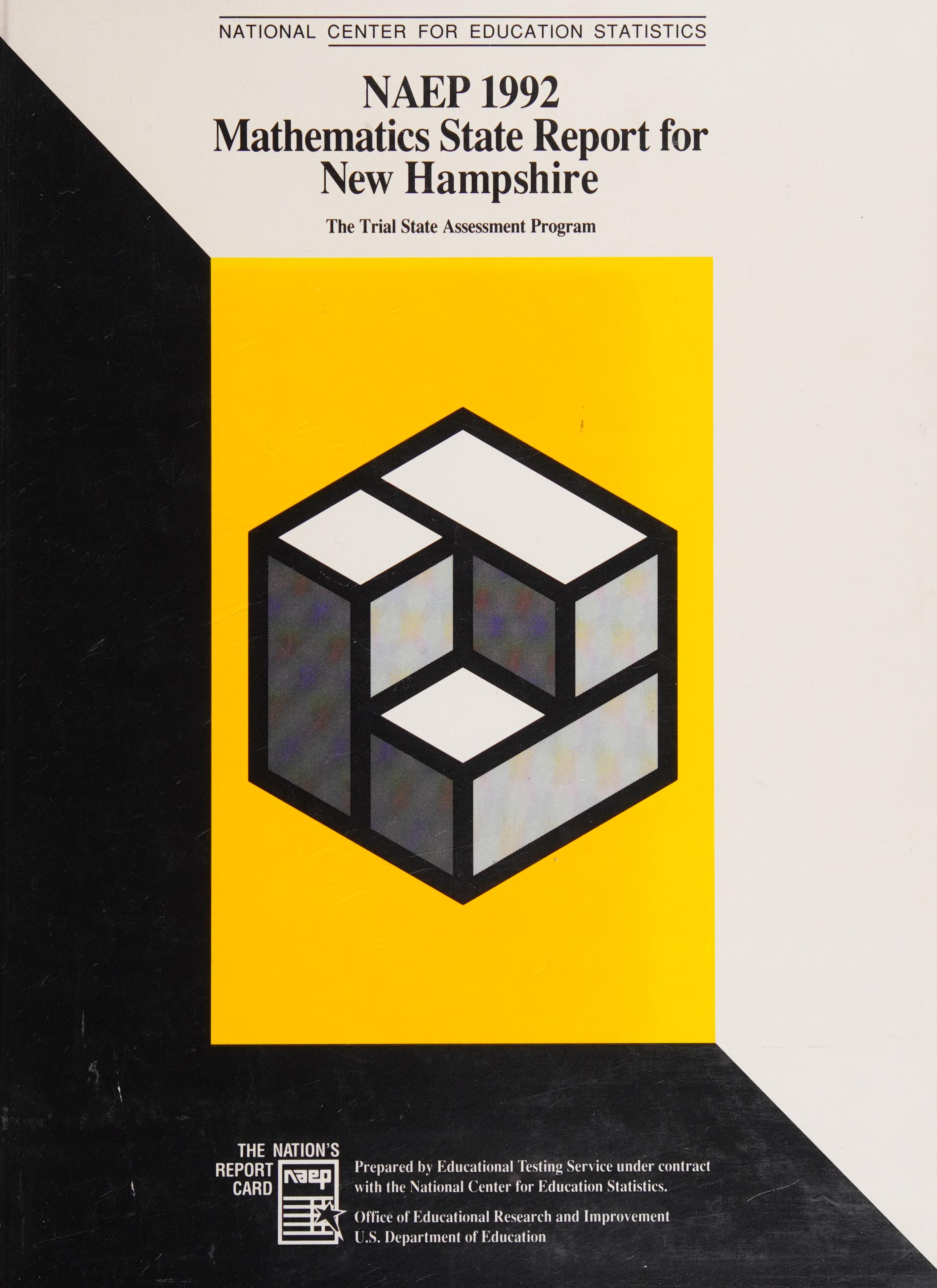 Naep 1992 Mathematics State Report for the Virgin Islands. The Trial State Assessment Program