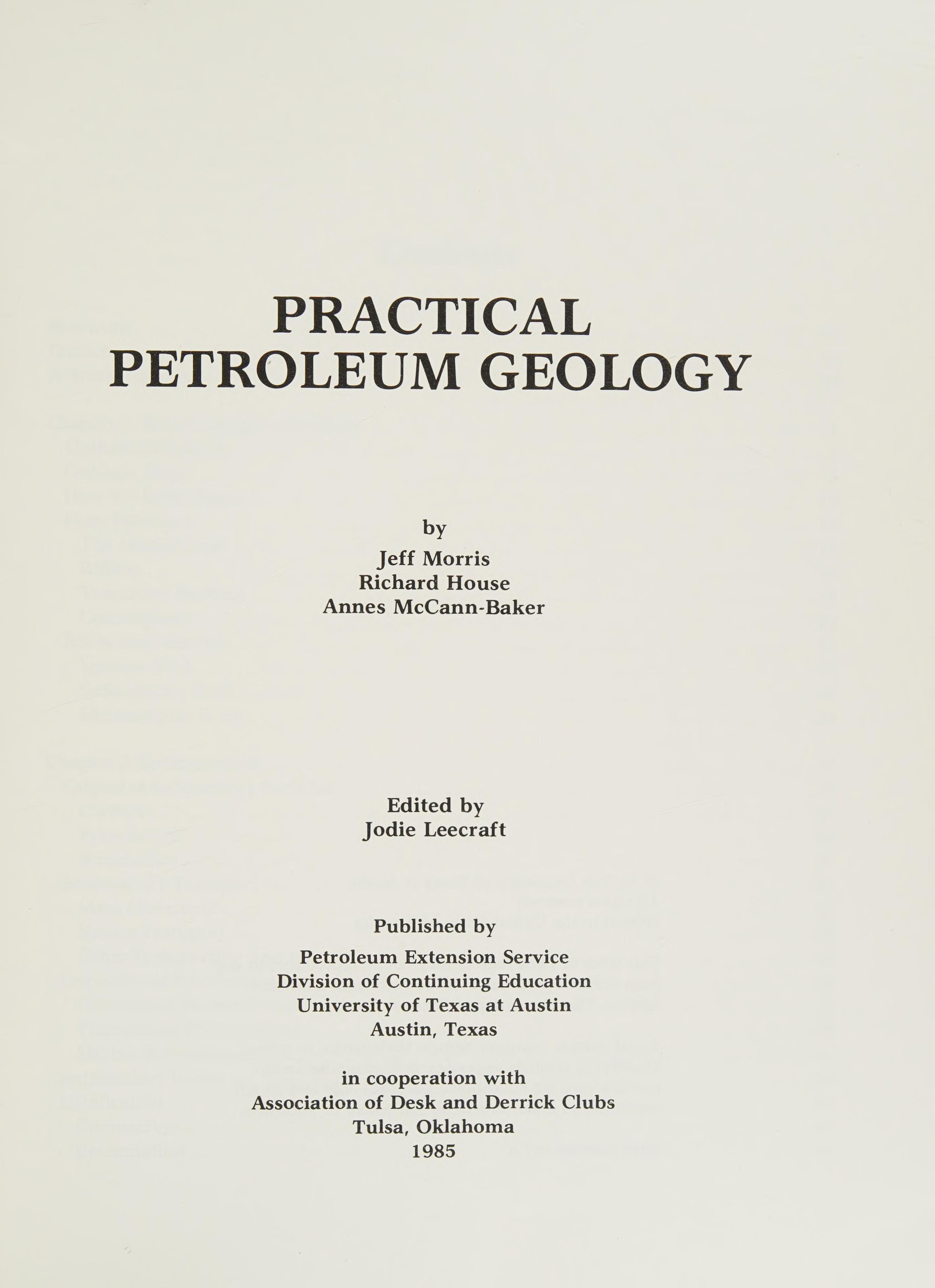 Practical Petroleum Geology
