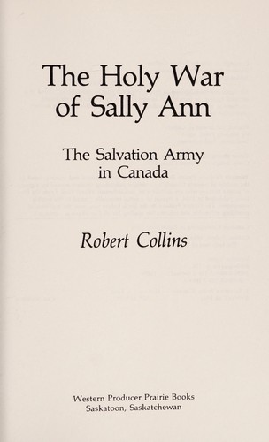 The Holy War of Sally Ann