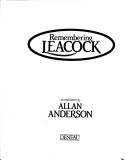 Remembering Leacock