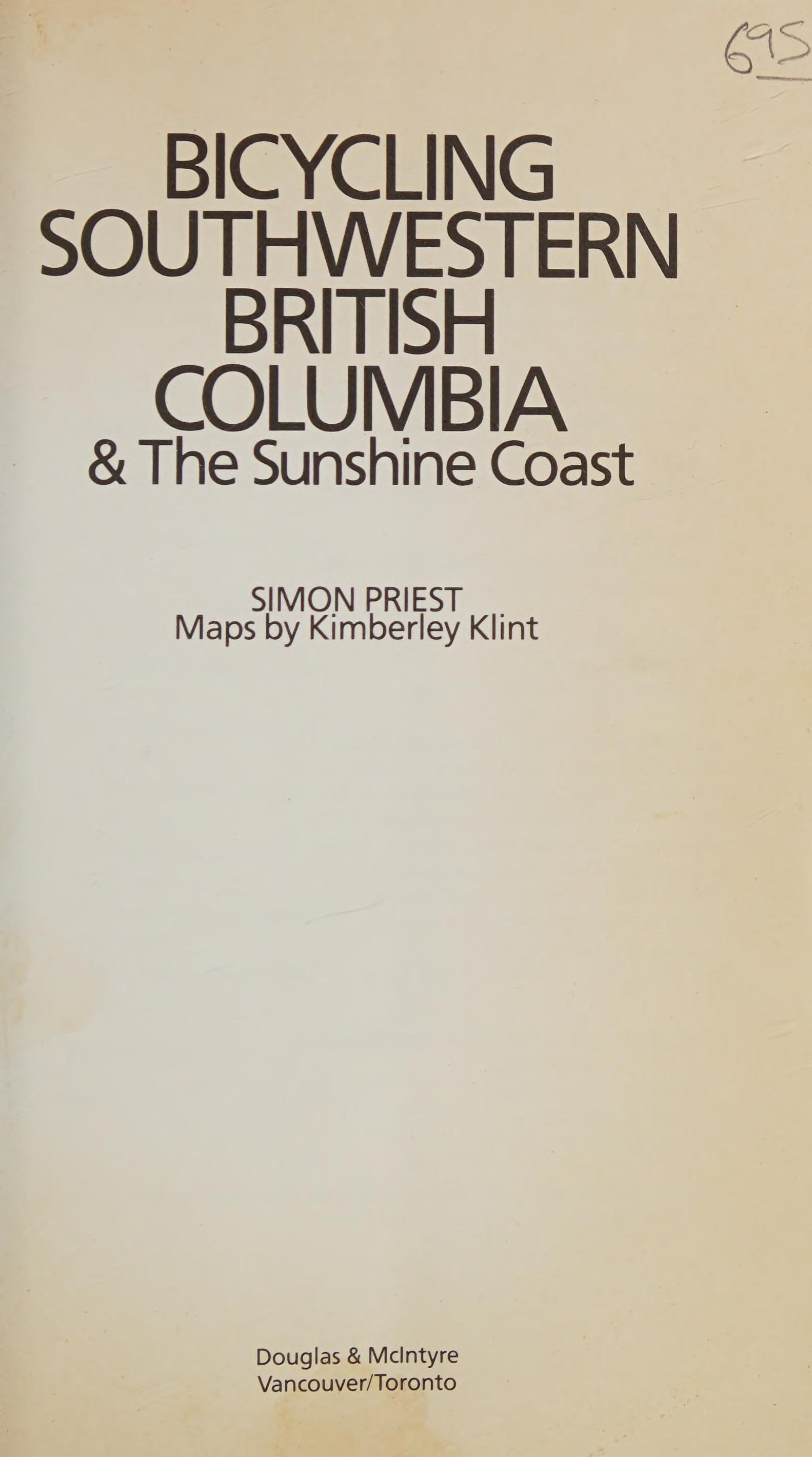 Bicycling Southwestern British Columbia and the Sunshine Coast