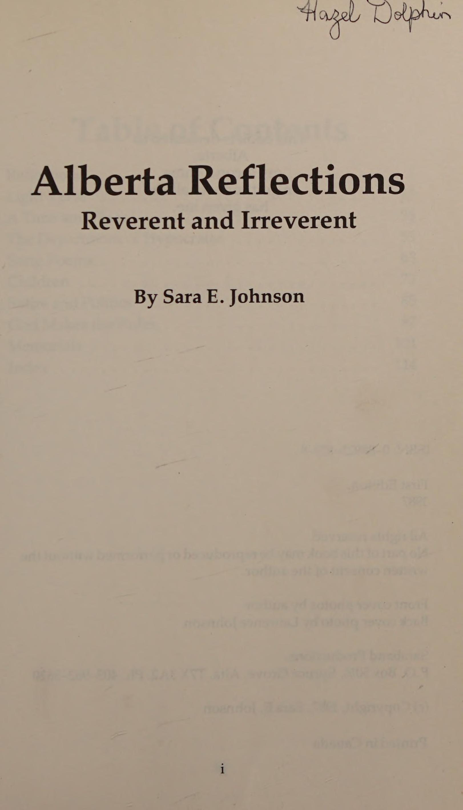 Alberta reflections