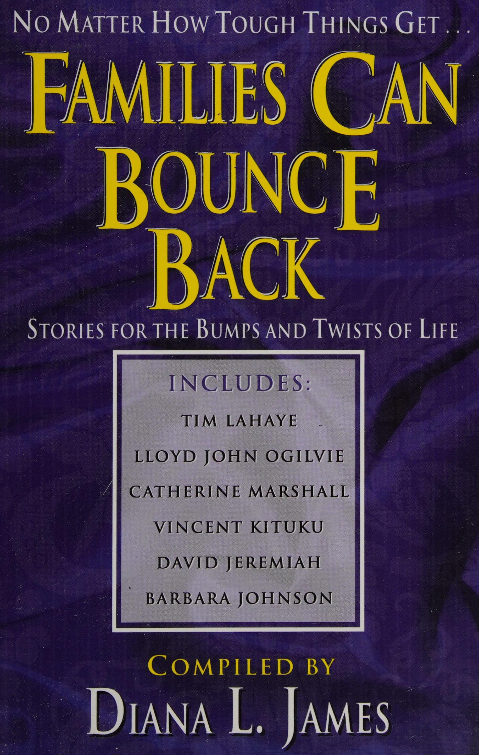 Families Can Bounce Back: Stories For The Bumps And Twists Of Life (Bounce Back (Series).)