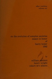 On The Evolution Of Complex Societies