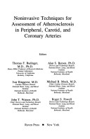 Noninvasive Techniques For Assessment Of Atherosclerosis In Peripheral, Carotid And Coronary Arteries