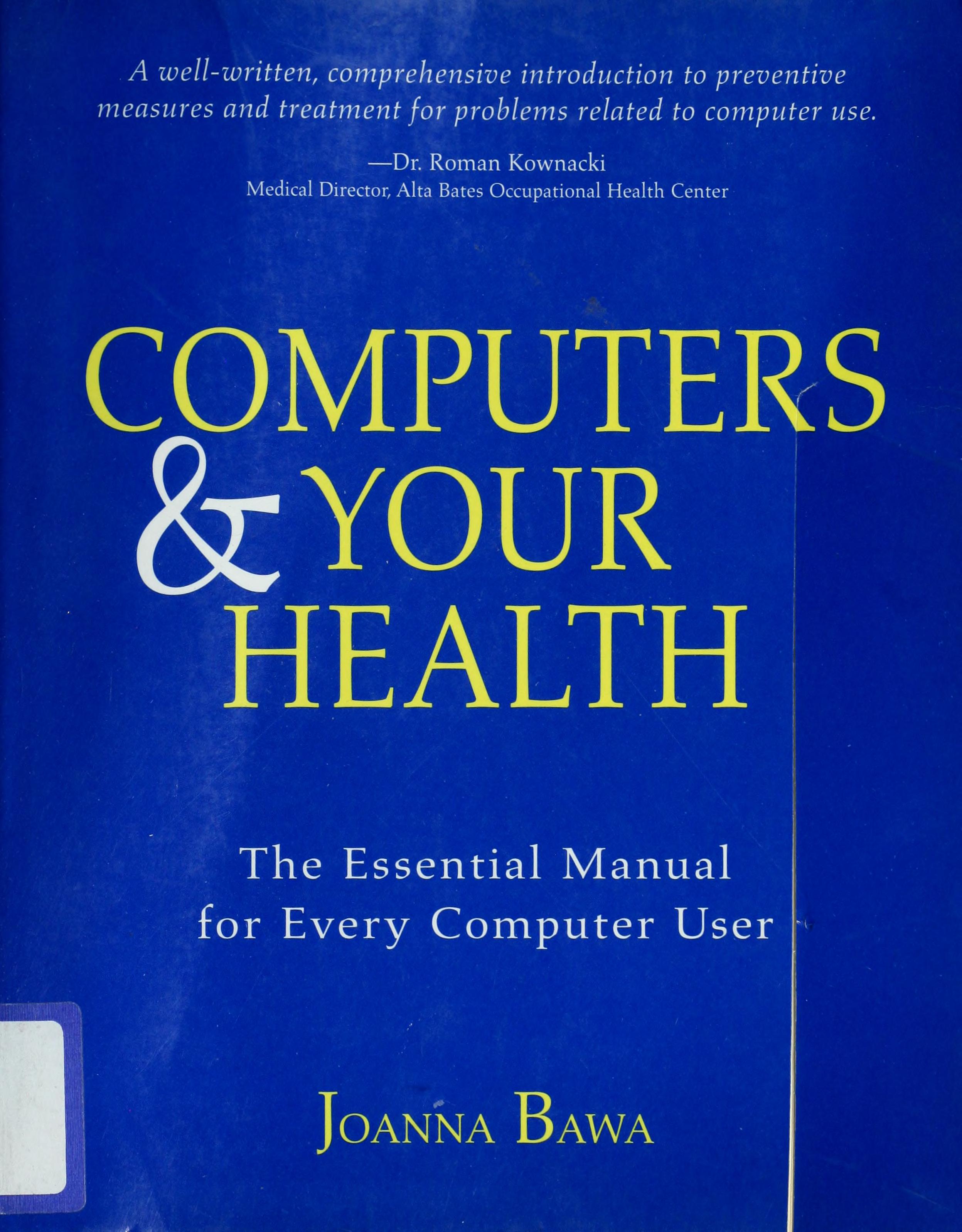 Computers and Your Health