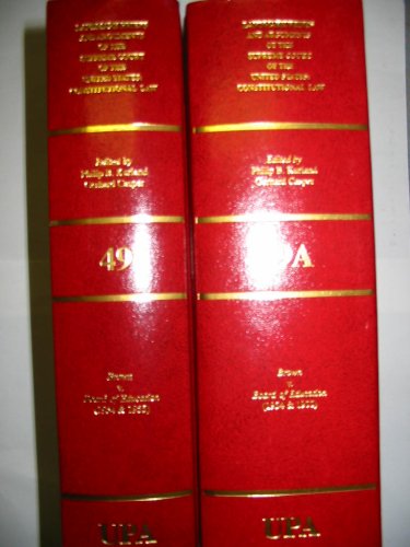 Landmark Briefs and Arguments of the Supreme Court of the United States