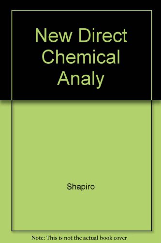 New Directions in Chemical Analysis