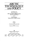 Arctic Technology and Policy