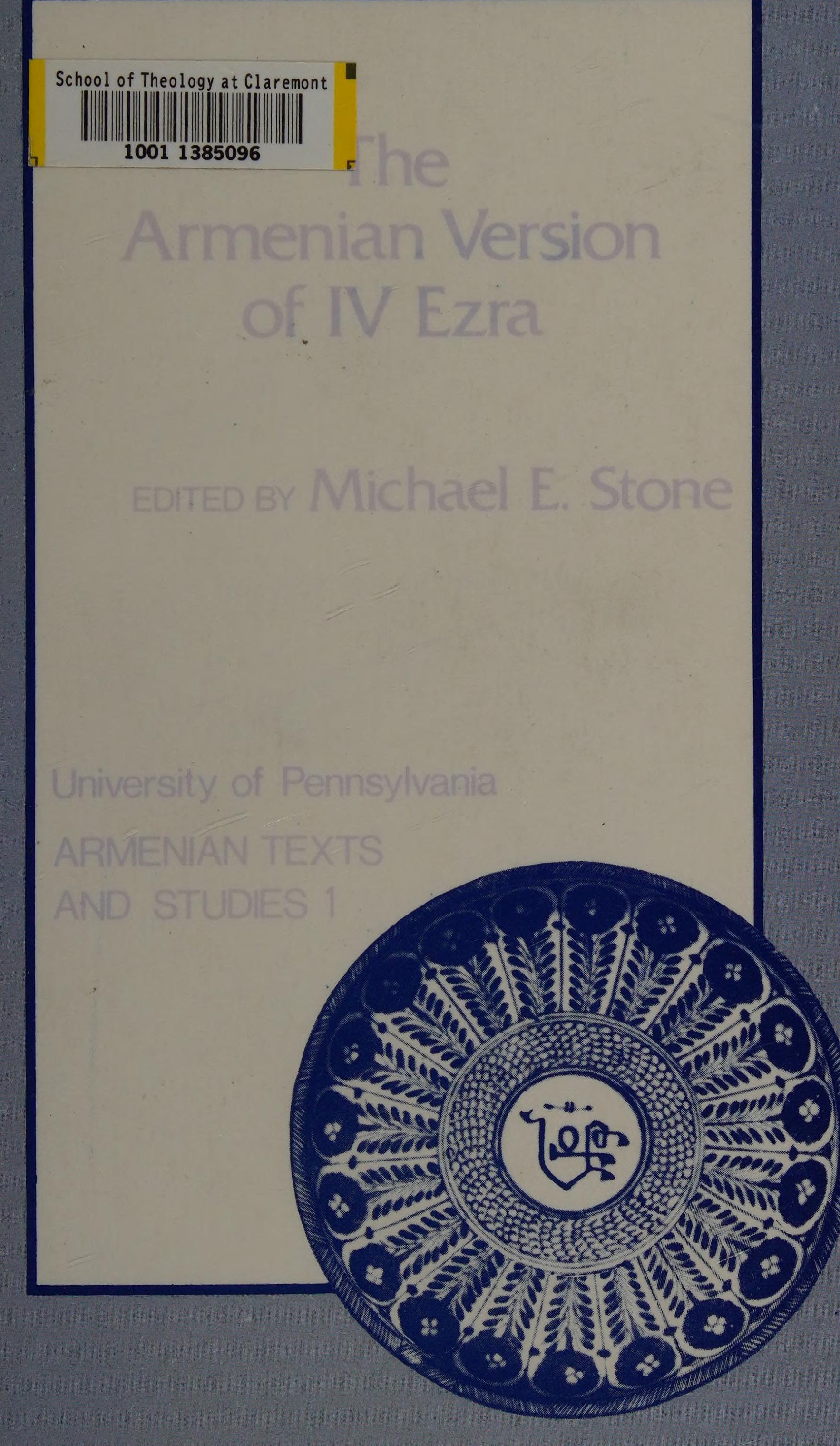 The Armenian Version of Iv Ezra