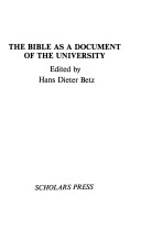 The Bible as a document of the university