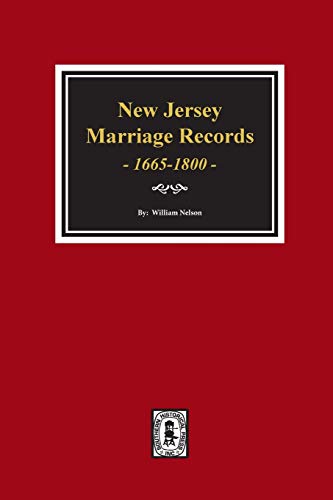New Jersey Marriage Records, 1665-1800