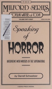 Speaking of Horror