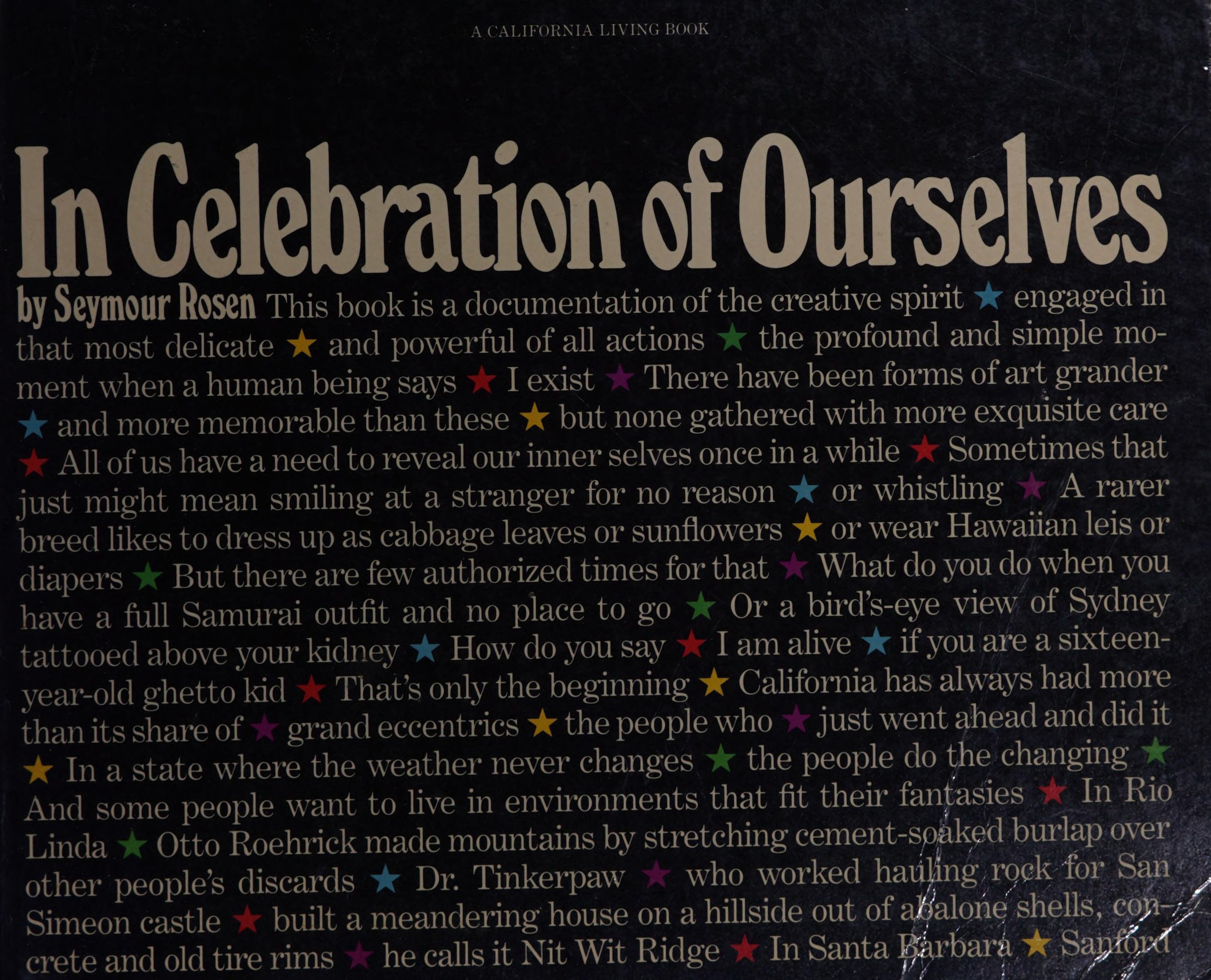 In Celebration Of Ourselves
