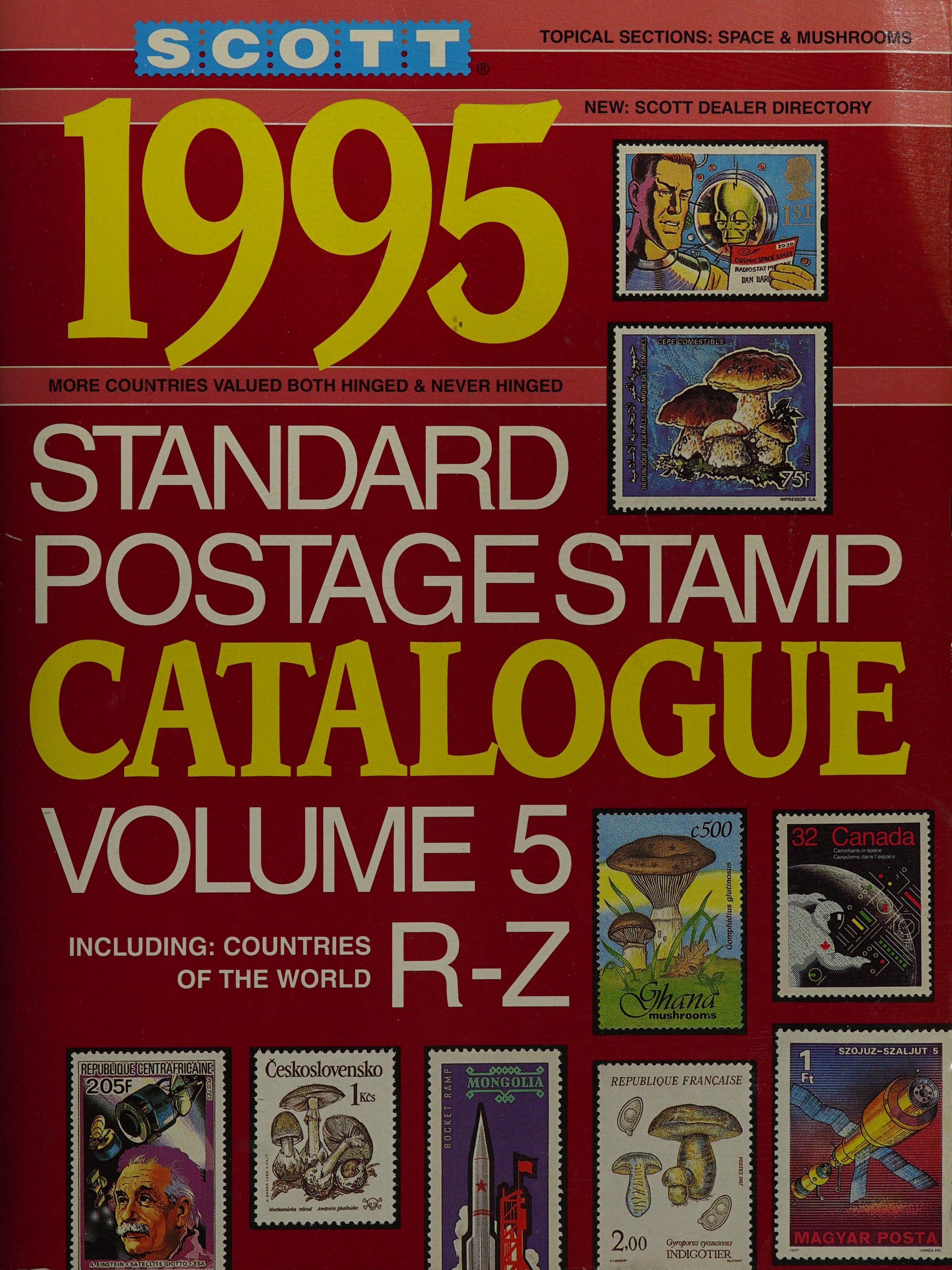 Scott 1995 Standard Postage Stamp Catalogue