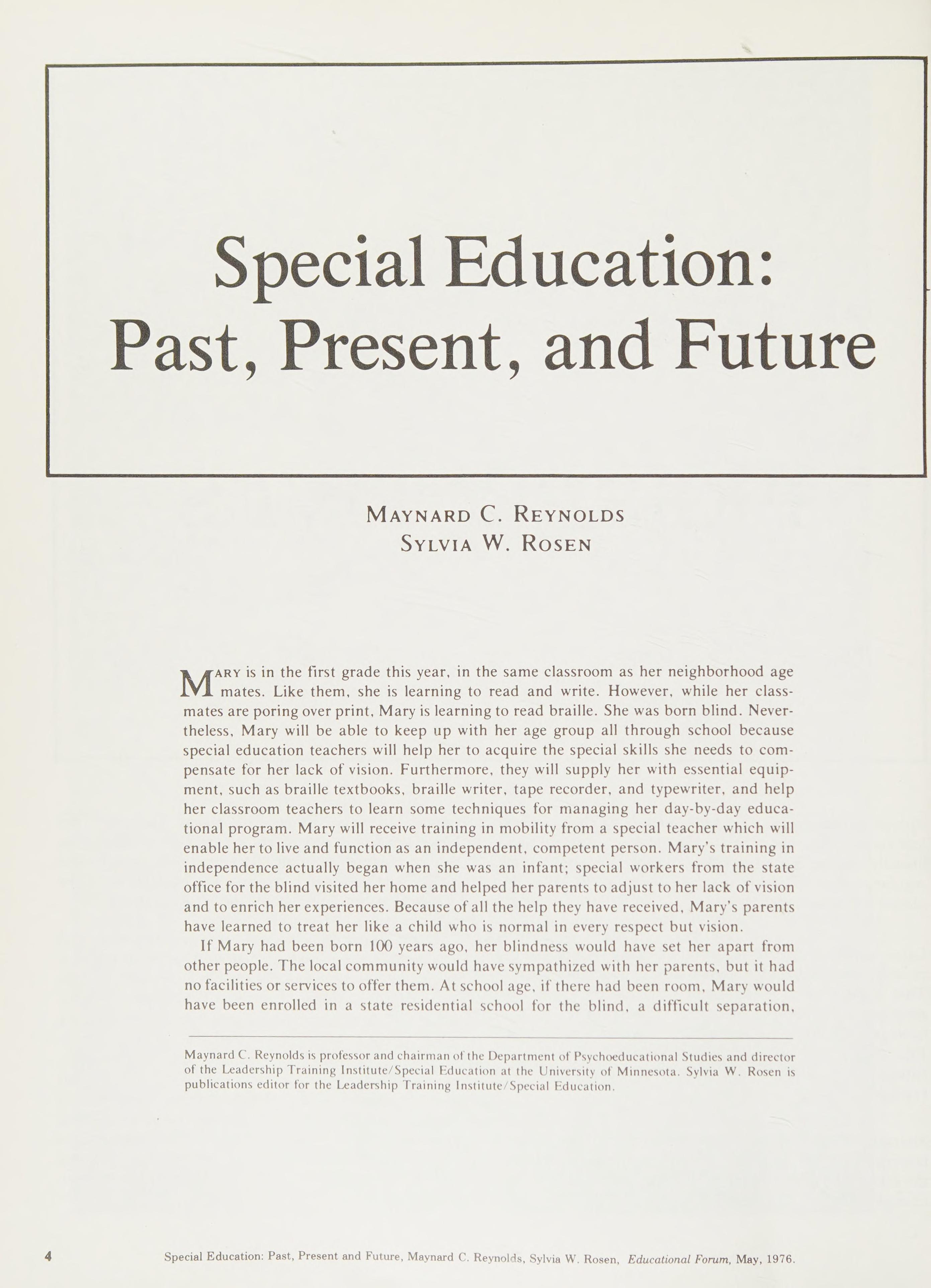 Readings in Special Education - Kathy Leslie - Paperback - REVISED