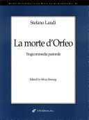Stefano Landi La Morte D'Orfeo