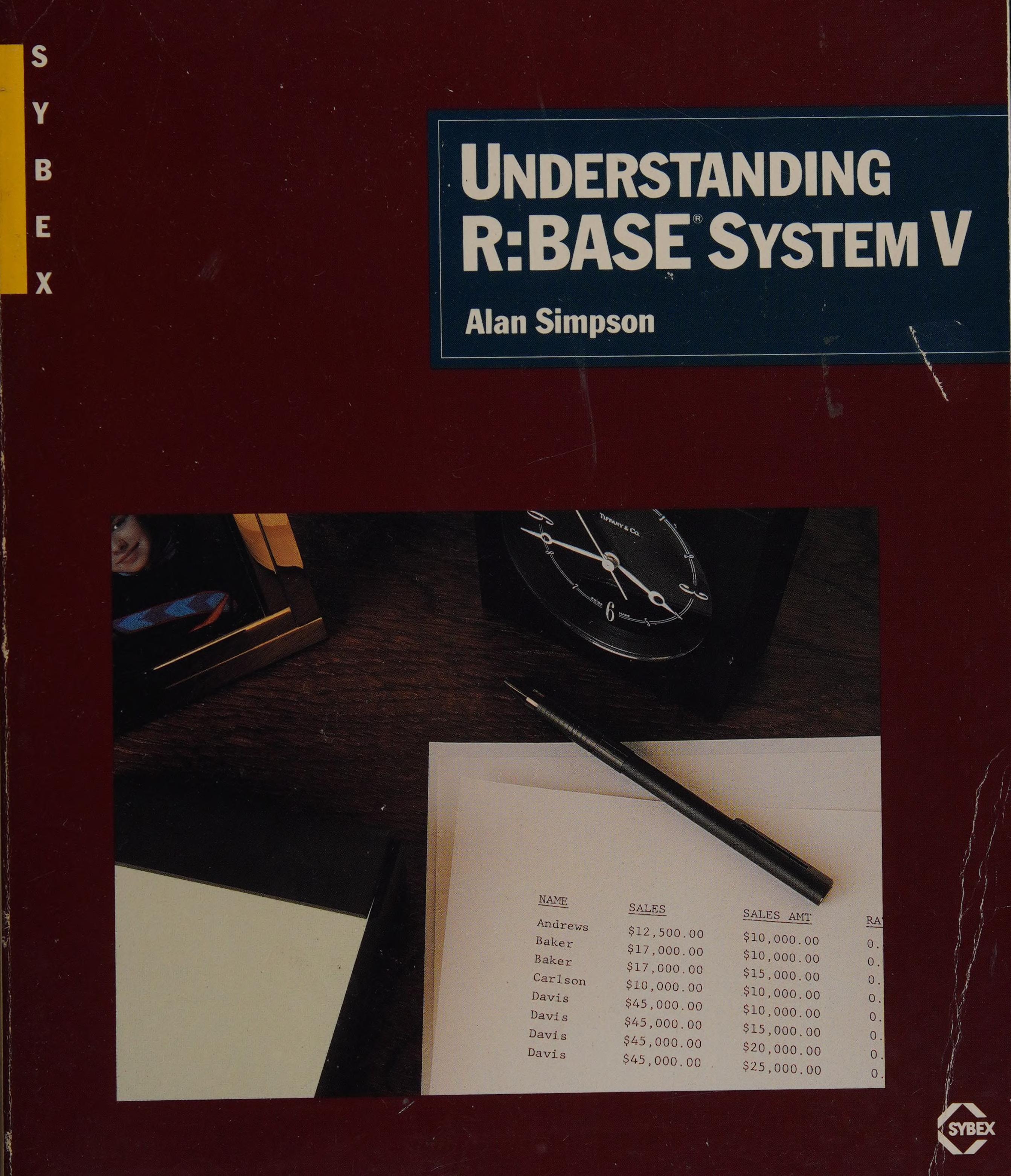 Understanding R:Base System V