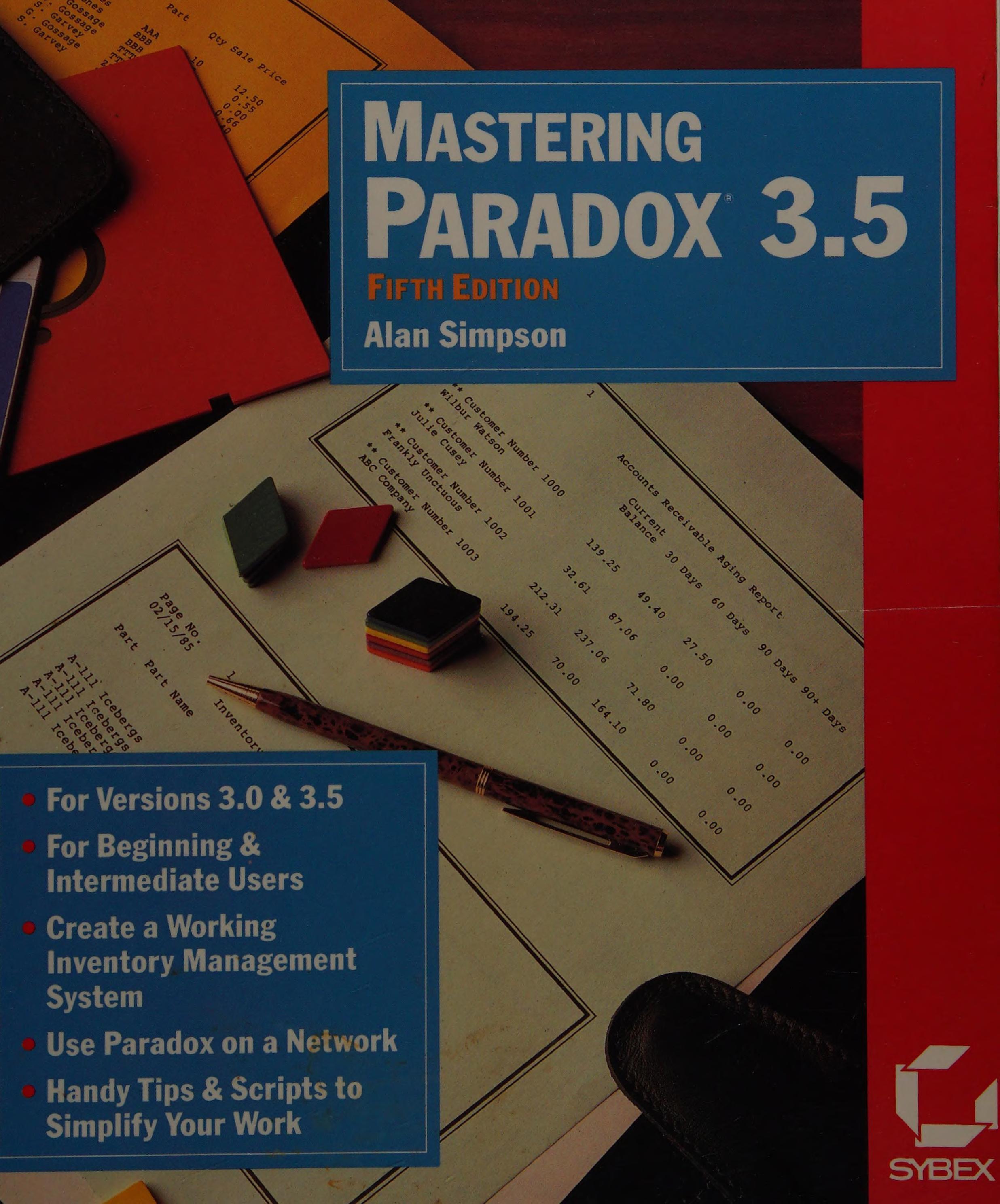 Mastering Paradox 3.5