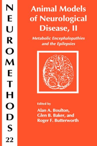 Animal Models Of Neurological Disease, II