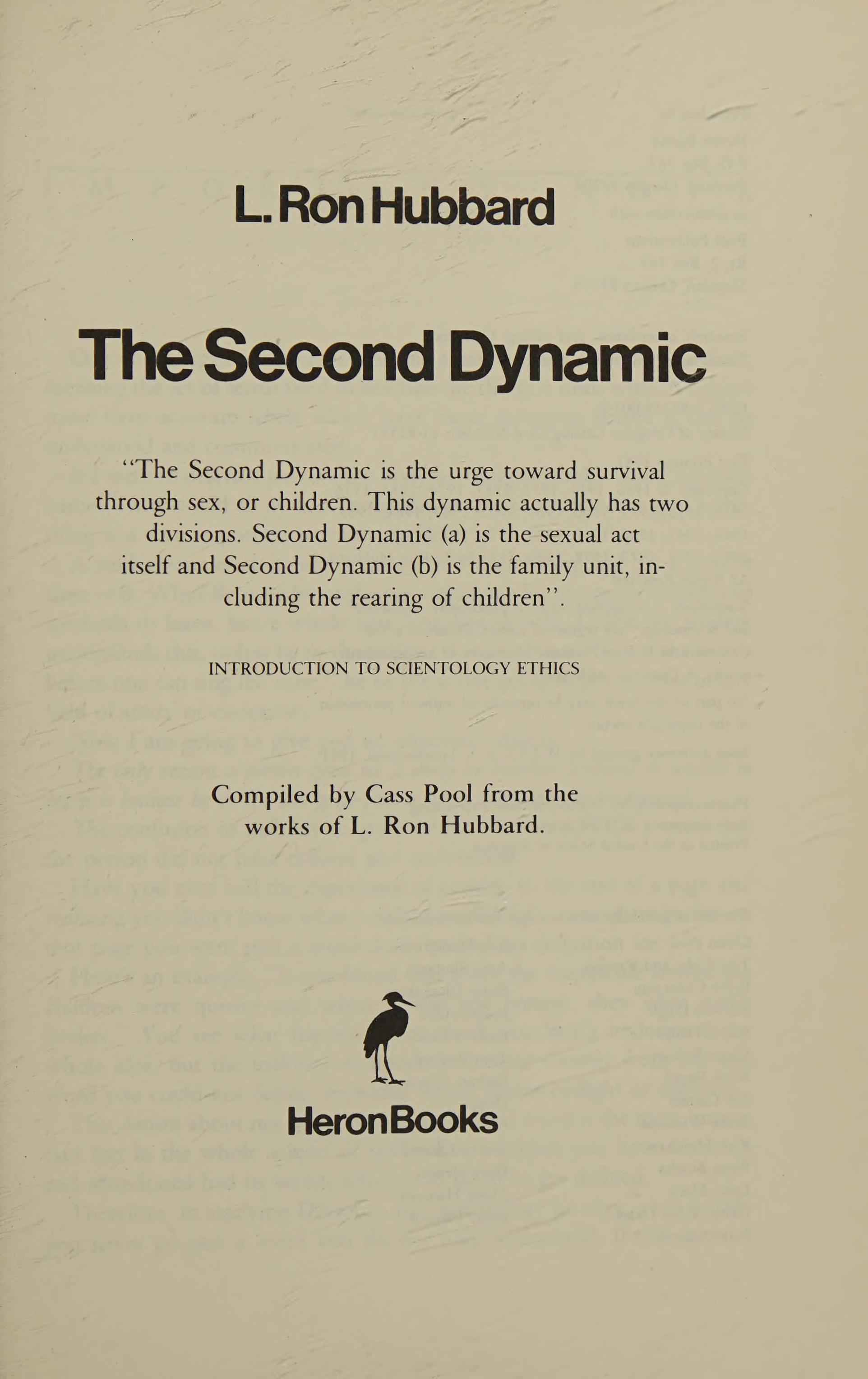 The Second Dynamic