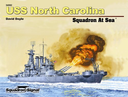 USS North Carolina Squadron at Sea