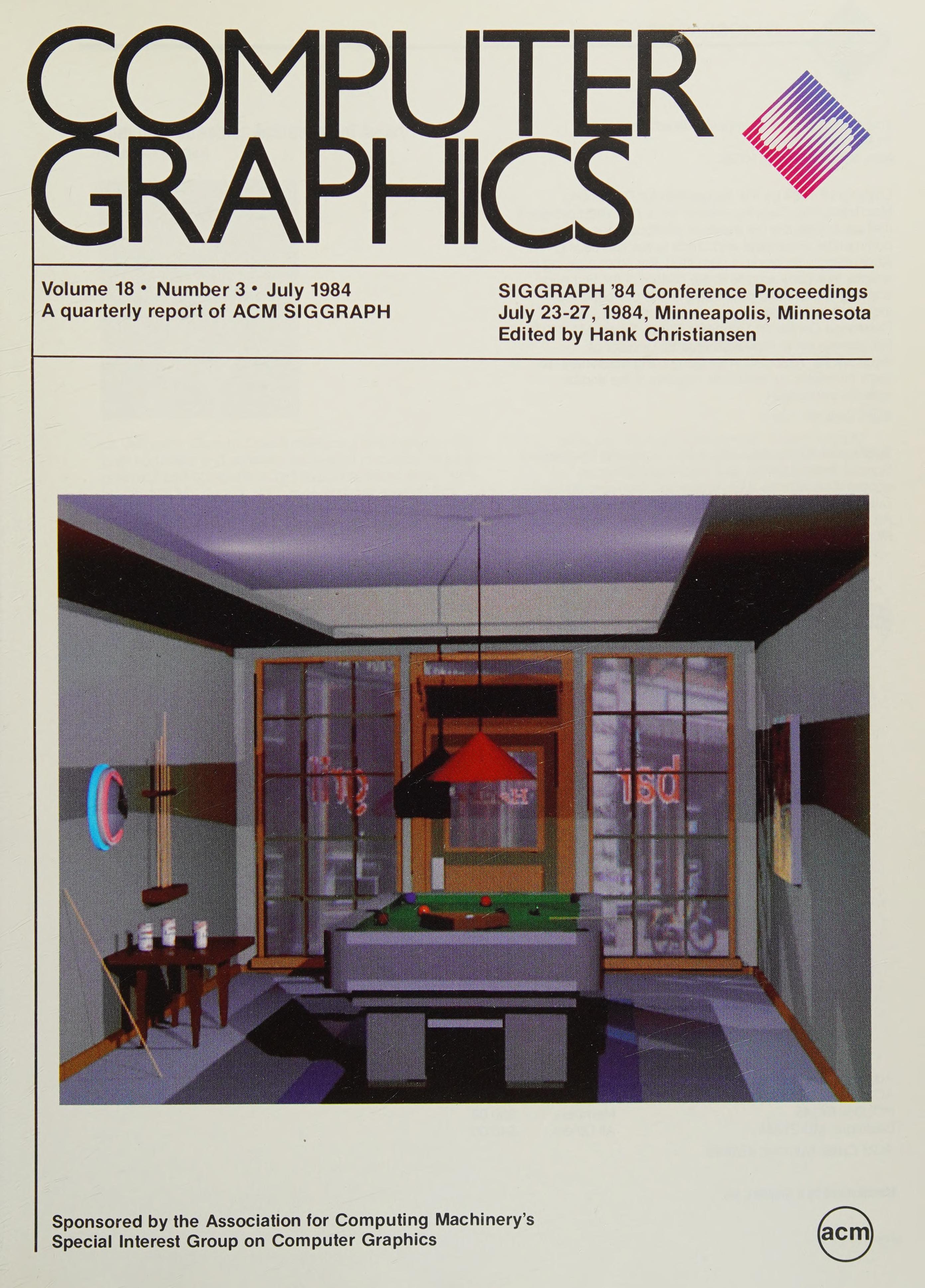 Computer Graphics: SIGGRAPH '84 Conference Proceedings