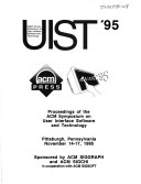 User Interface Software and Technology Proceedings of the Ascm Symposium, Pittsburgh Pa Nov....