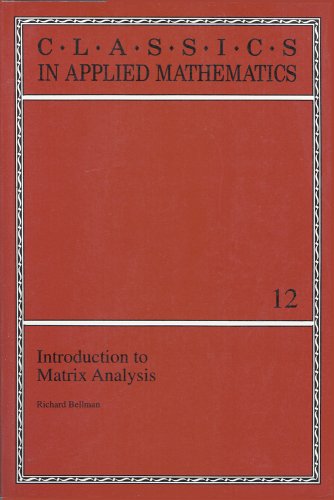 Introduction To Matrix Analysis