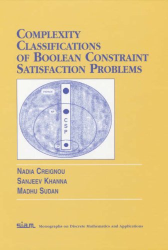 Complexity Classifications of Boolean Constraint Satisfaction Problems Monographs on Discrete Mathematics and Applications