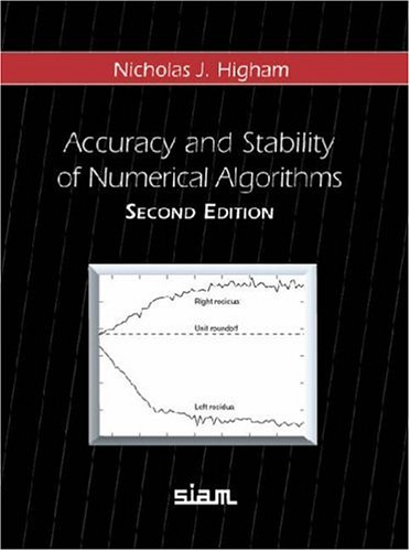 Accuracy And Stability Of Numerical Algorithms