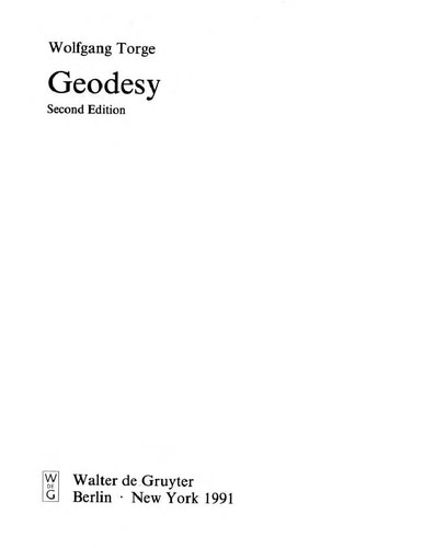 Geodesy