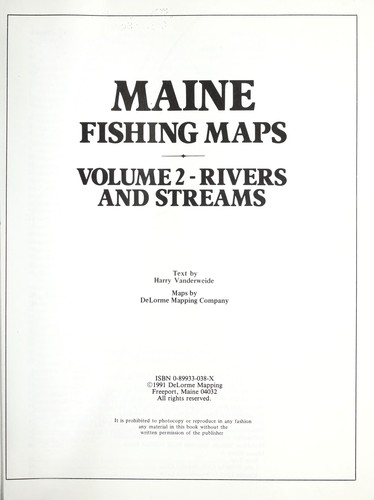 Maine Fishing Maps
