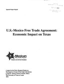 Water Management Institutions Along the Texas/Mexico Border