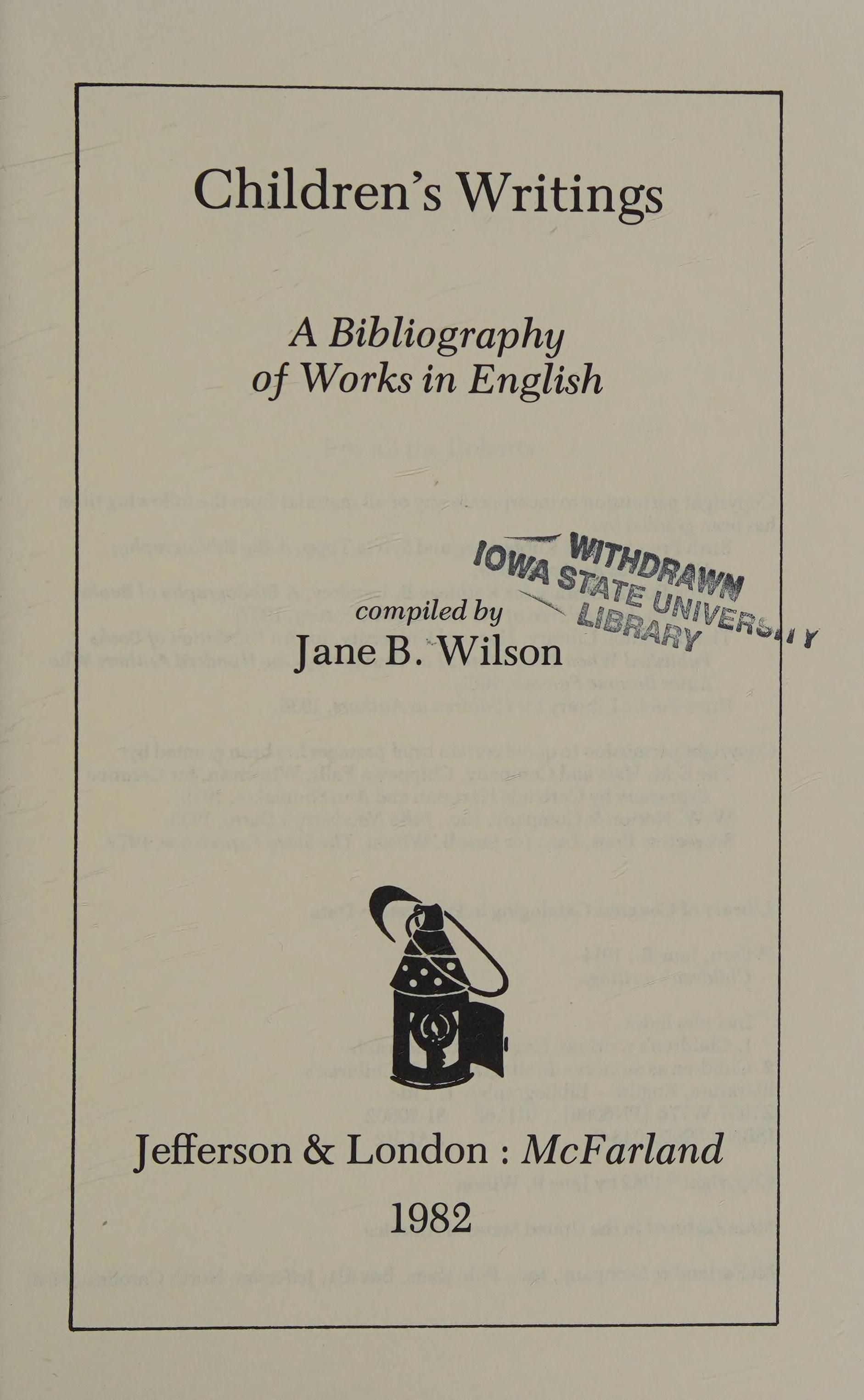 Children's Writings