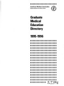Graduate Medical Education Directory, 1995-1996, 9596th Edition, 9596