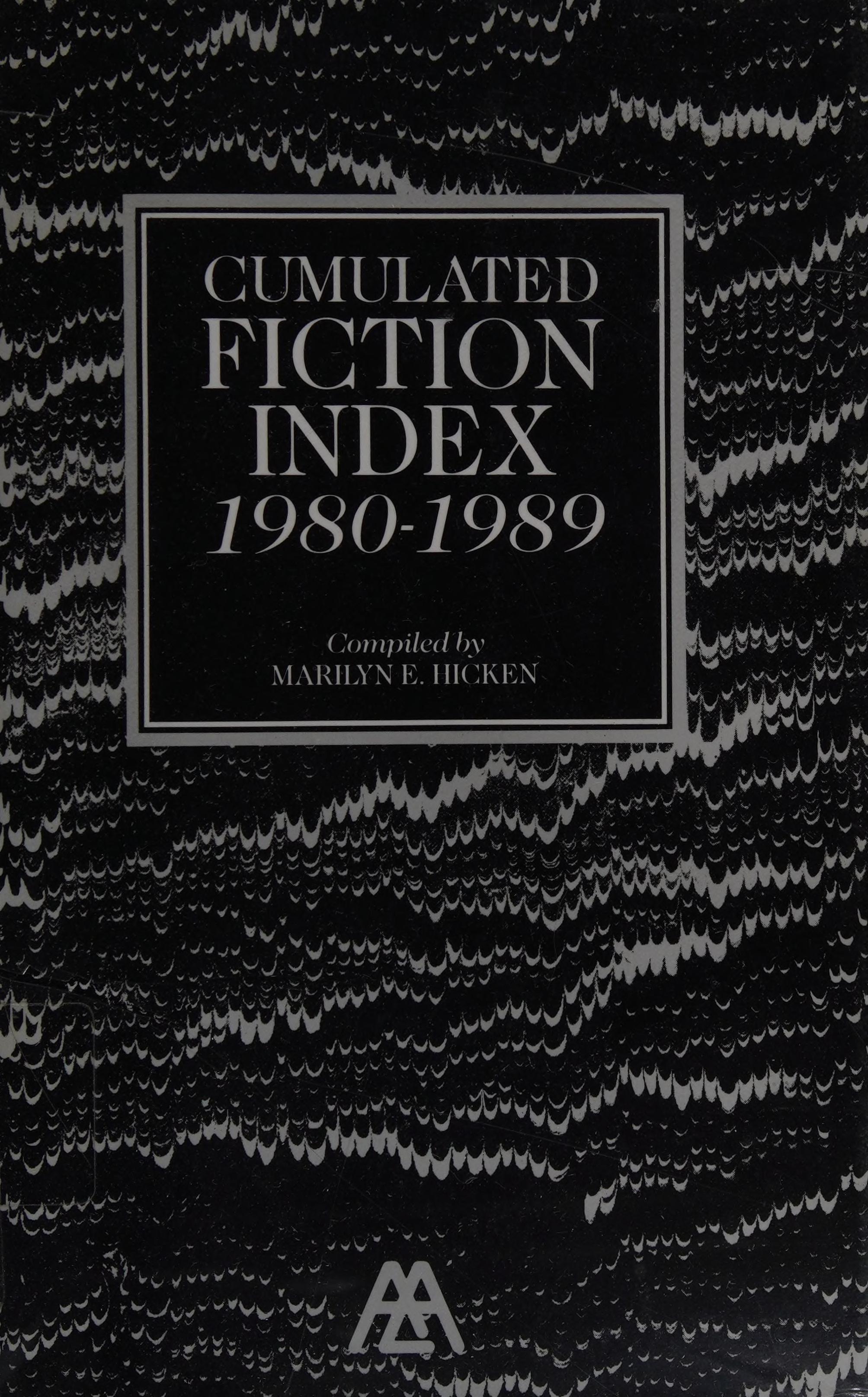 Cumulated Fiction Index, 1980-1989