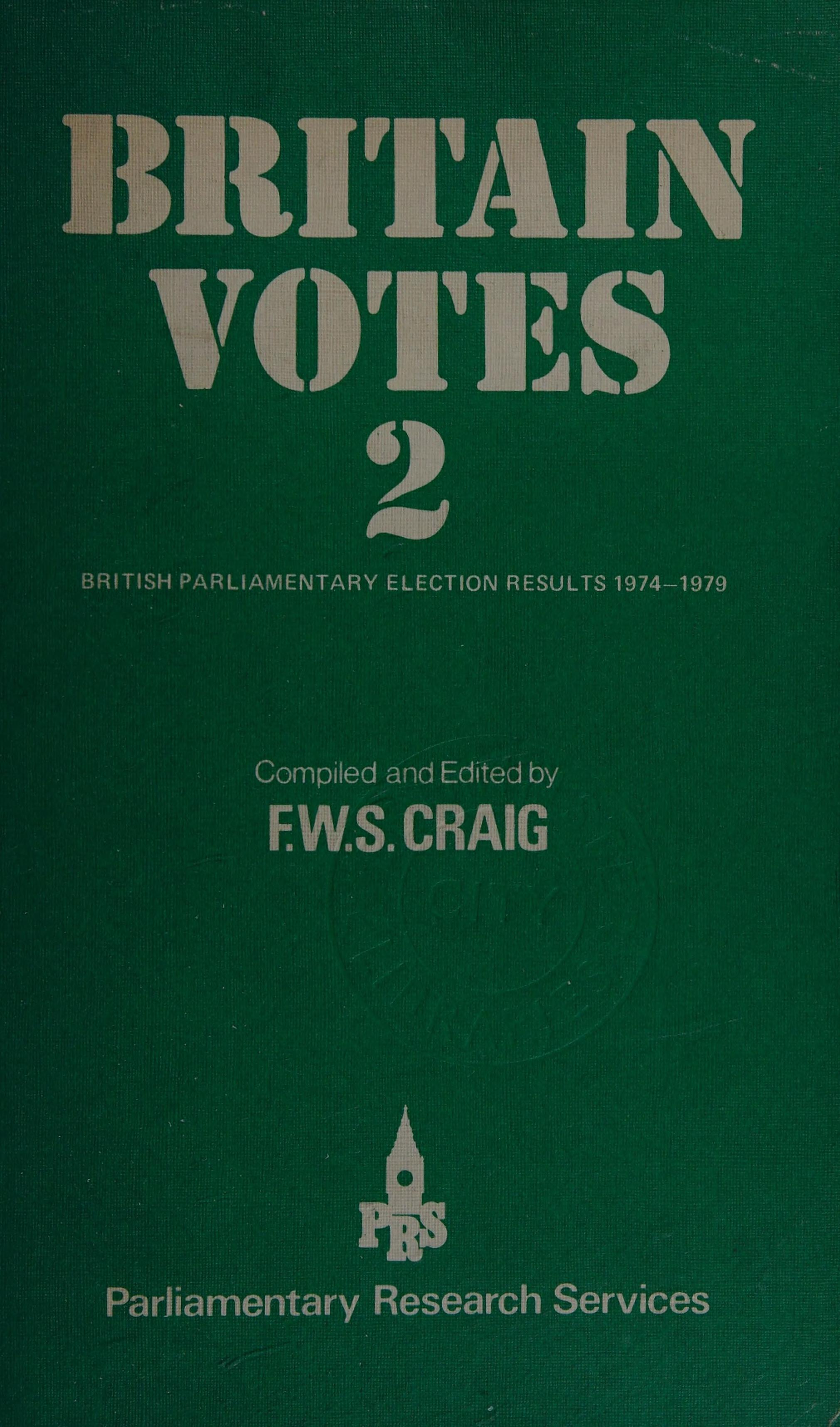 British Parliamentary Election Results 1974-79