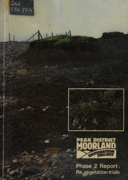 Peak District Moorland Erosion Study.