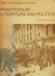1936, The Sociology of Literature
